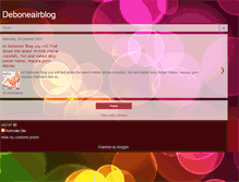 Tablet Screenshot of deboneairblog.blogspot.com