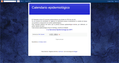 Desktop Screenshot of calendarioepidemiologico.blogspot.com