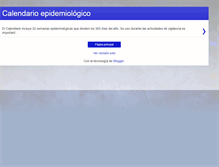 Tablet Screenshot of calendarioepidemiologico.blogspot.com