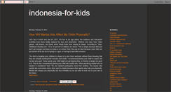 Desktop Screenshot of indonesia-for-kids.blogspot.com