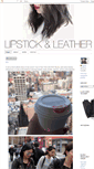 Mobile Screenshot of lipstickandleather.blogspot.com