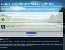 Tablet Screenshot of juegosrecreativosyparquesacuaticos.blogspot.com