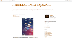 Desktop Screenshot of huellasenlabajamar.blogspot.com