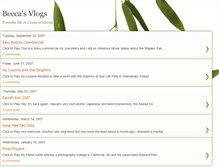 Tablet Screenshot of beccavlog.blogspot.com