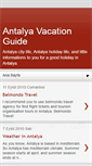 Mobile Screenshot of antalyavacation.blogspot.com