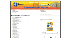 Desktop Screenshot of komunitasbloggerkobar.blogspot.com