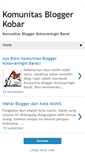 Mobile Screenshot of komunitasbloggerkobar.blogspot.com