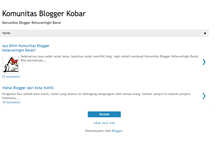 Tablet Screenshot of komunitasbloggerkobar.blogspot.com