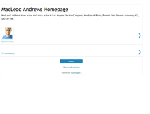 Tablet Screenshot of macleodandrews.blogspot.com