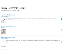 Tablet Screenshot of hobbyelectroniccircuits.blogspot.com