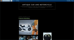Desktop Screenshot of antiquecarmotorcycle.blogspot.com