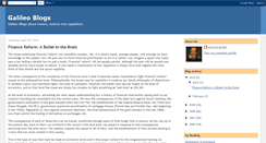 Desktop Screenshot of galileoblogs.blogspot.com