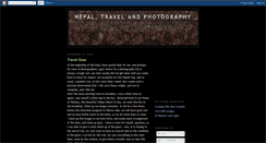 Desktop Screenshot of nepal-travelandphotography.blogspot.com