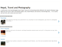Tablet Screenshot of nepal-travelandphotography.blogspot.com