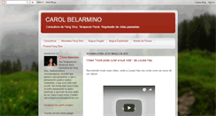 Desktop Screenshot of carolbelarmino.blogspot.com