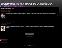 Tablet Screenshot of historiadeperuanos.blogspot.com