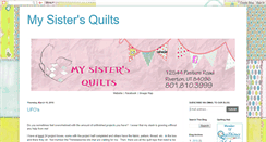 Desktop Screenshot of mysistersquiltsut.blogspot.com