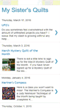 Mobile Screenshot of mysistersquiltsut.blogspot.com