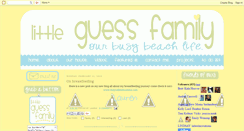 Desktop Screenshot of littleguessfamily.blogspot.com