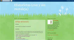 Desktop Screenshot of historietasconysinmoraleja.blogspot.com