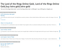 Tablet Screenshot of lotro-gold.blogspot.com