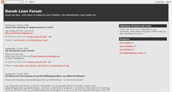 Desktop Screenshot of danskleanforum.blogspot.com