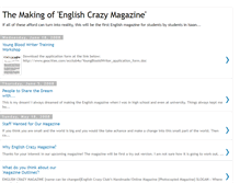 Tablet Screenshot of englishcrazymagazine.blogspot.com
