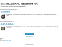 Tablet Screenshot of discount-auto-parts-info.blogspot.com