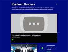 Tablet Screenshot of kendoneuquen.blogspot.com