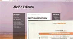 Desktop Screenshot of alcioneditora.blogspot.com