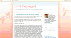 Desktop Screenshot of birthunplugged.blogspot.com