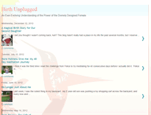 Tablet Screenshot of birthunplugged.blogspot.com