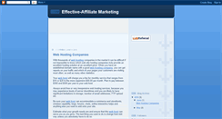 Desktop Screenshot of effective-affiliatemarketing.blogspot.com