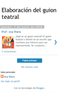 Mobile Screenshot of elaboraciondelguionteatral.blogspot.com