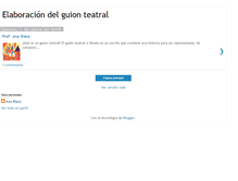 Tablet Screenshot of elaboraciondelguionteatral.blogspot.com