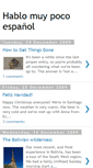 Mobile Screenshot of hablomuypocoespanol.blogspot.com
