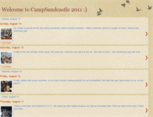 Tablet Screenshot of campsandcastle.blogspot.com