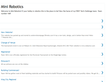 Tablet Screenshot of minirobotics.blogspot.com