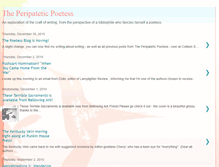 Tablet Screenshot of peripateticpoetess.blogspot.com