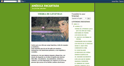 Desktop Screenshot of leyendasamericanas.blogspot.com