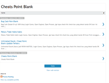 Tablet Screenshot of cheatspointblanks.blogspot.com