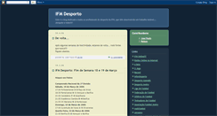 Desktop Screenshot of ifmdesporto.blogspot.com