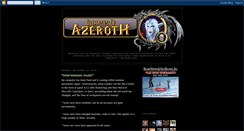 Desktop Screenshot of glimpsesofazeroth.blogspot.com