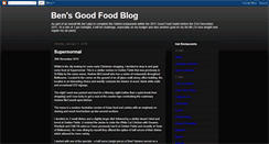 Desktop Screenshot of goodfoodguideblog.blogspot.com