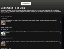 Tablet Screenshot of goodfoodguideblog.blogspot.com