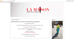 Desktop Screenshot of lamaisonsartoriedamber.blogspot.com