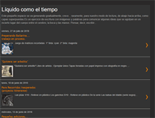 Tablet Screenshot of liquidocomoeltiempo.blogspot.com