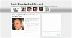 Desktop Screenshot of danielcraigworkoutx.blogspot.com