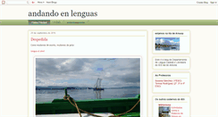 Desktop Screenshot of andarenlenguas.blogspot.com