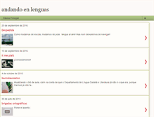 Tablet Screenshot of andarenlenguas.blogspot.com